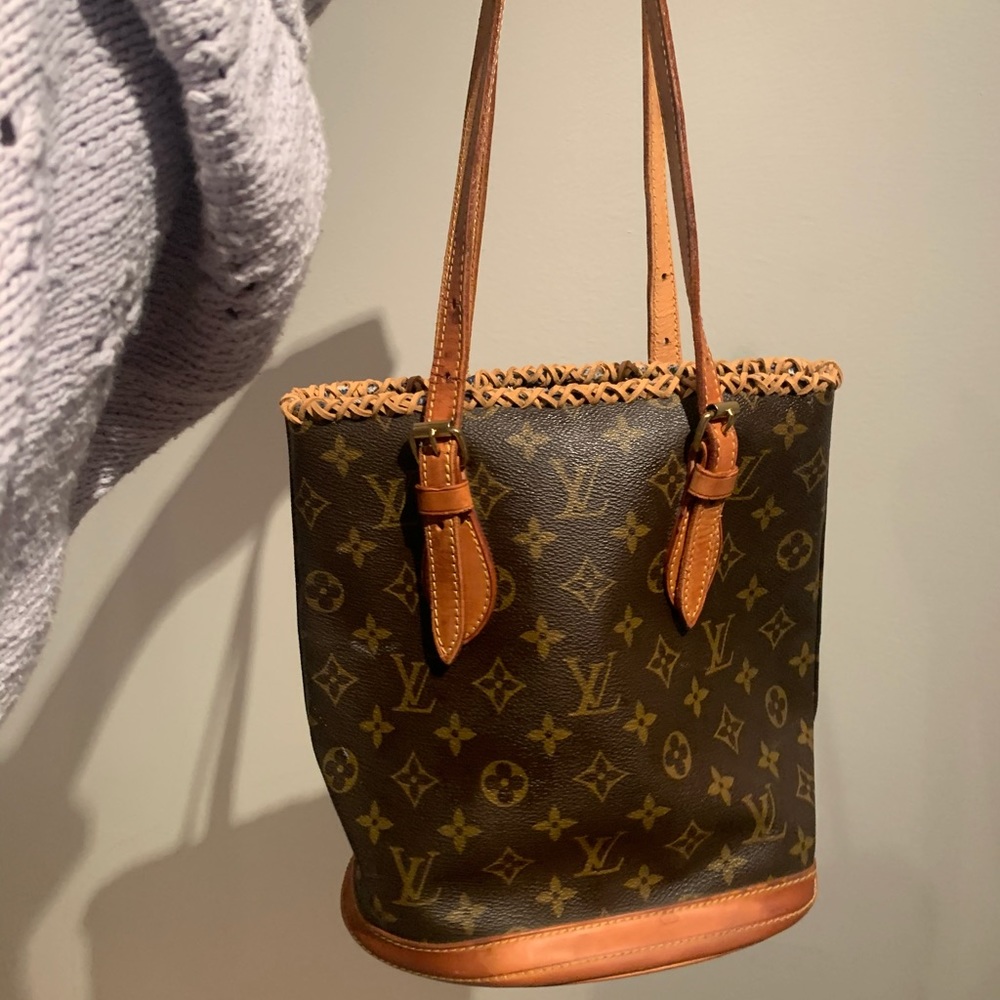 Boho Louis Vuitton Petite bucket bag